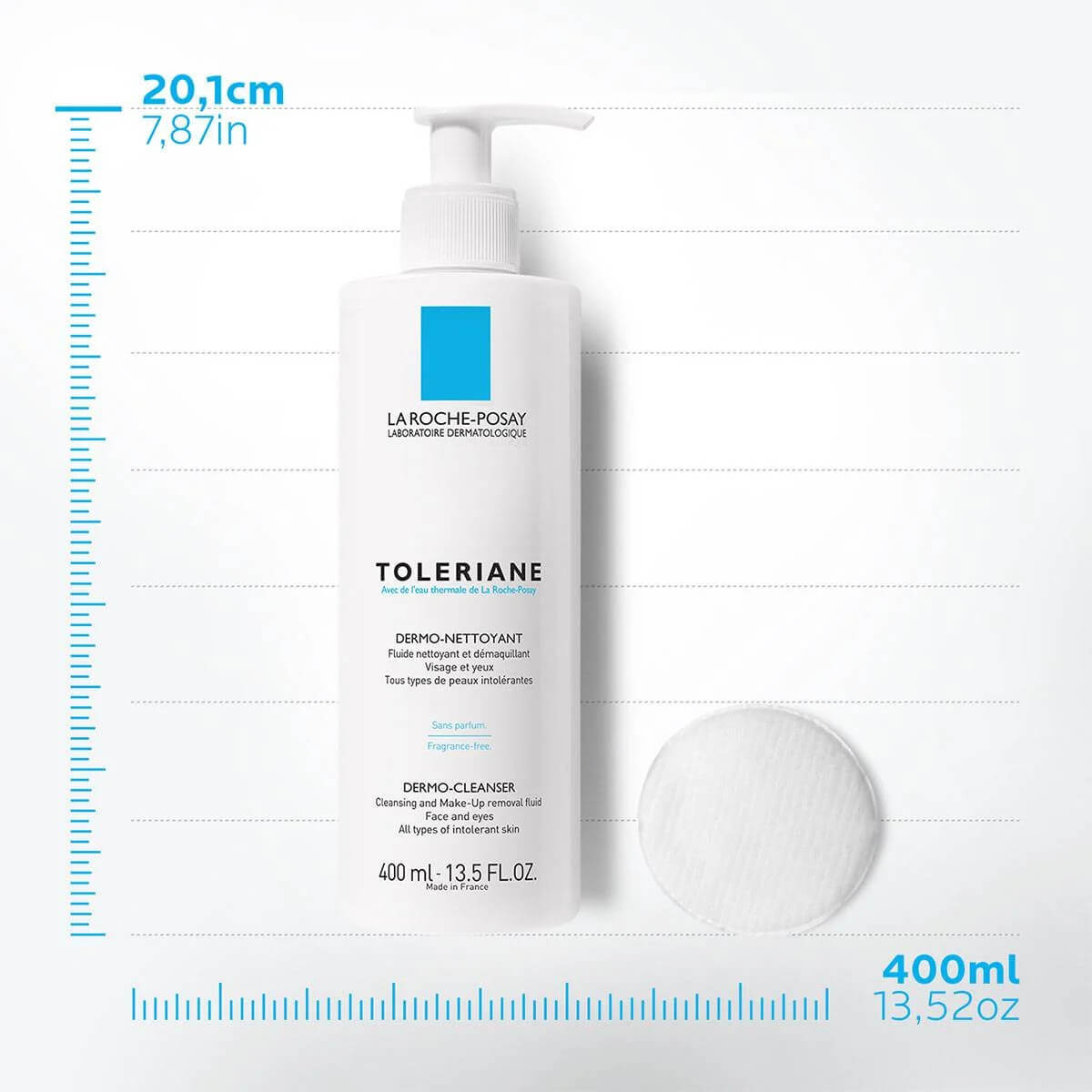 La Roche Posay Toleriane Dermo-Cleanser - Γαλάκτωμα Καθαρισμού 400mL - Παρουσίαση