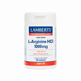 Lamberts L–Arginine HCI 1000mg (Ελεύθερης Μορφής) 90 Ταμπλέτες
