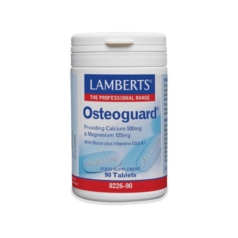 Lamberts Osteoguard - με ασβέστιο, βιταμίνη D, μαγνήσιο, βιταμίνη K και βόριο 90 Ταμπλέτες
