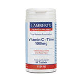 Lamberts Vitamin C Time Release 1000mg 60 ταμπλέτες Με προσθήκη βιοφλαβονοειδών