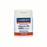 Lamberts Vitamin D3 4000iu (100μg)  120 Κάψουλες 