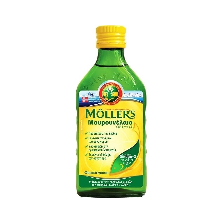 Möller’s Μουρουνέλαιο υγρό Natural 250ml