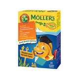 Moller's Omega 3 για Παιδιά 36 Ζελεδάκια Πορτοκάλι Λεμόνι