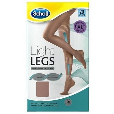Scholl Light Legs Καλσόν Συμπίεσης 20 DEN Μπεζ