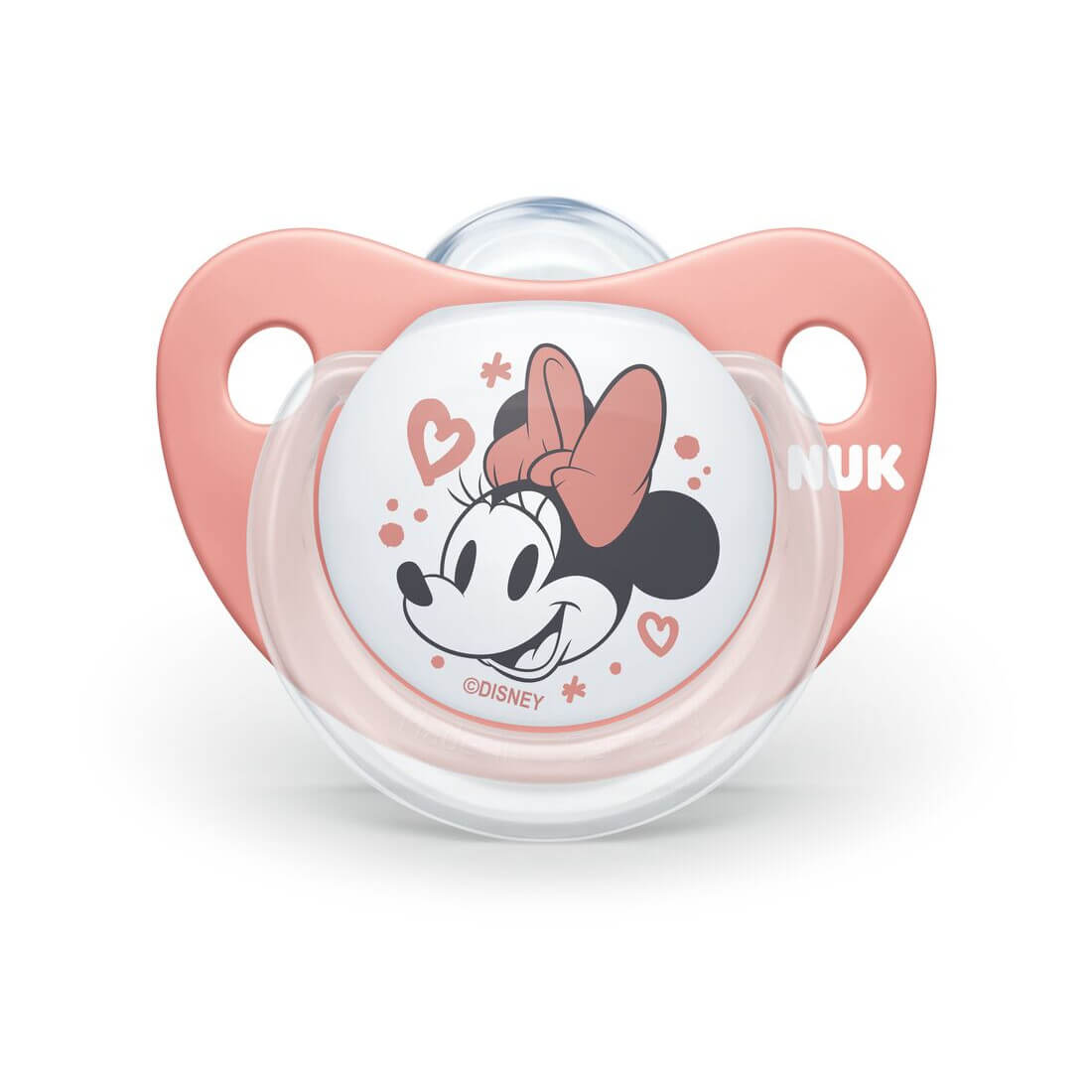 Nuk Disney Mickey Mouse Πιπίλα Σιλικόνης 6-18m Ροζ - Minnie 1 τμχ