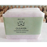 Oleavia handmade cold process olive oil soaps with aloe vera and flowers' essential oil 100gr