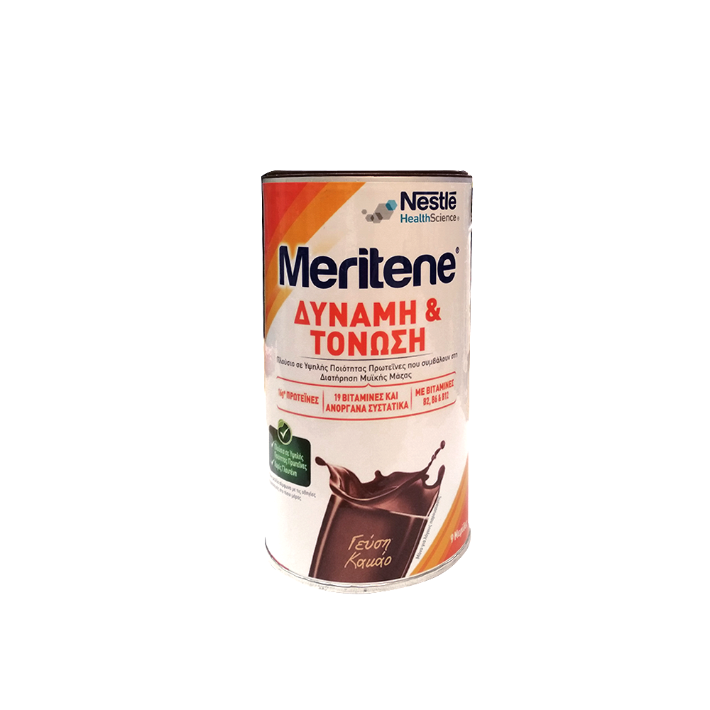 Nestle Meritene Δύναμη & Τόνωση Γεύση Κακάο 270g
