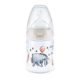 Nuk First Choise Disney Winnie the Pooh Μπιμπερό Πολυπροπυλενίου (PP) Με Θηλή Σιλικόνης 0-6m & Δείκτη Ελέγχου Θερμοκρασίας 150ml