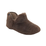 SCHOLL Molly Bootie Brown - Κλειστές Γυναικείες Καφέ Παντόφλες Με Συνθετική Γούνα F303521011