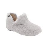 SCHOLL Molly Bootie Light Grey - Κλειστές Γυναικείες Γκρι Παντόφλες Με Συνθετική Γούνα F303521070