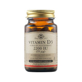 Solgar Vitamin D3 (Cholecalciferol) 2200IU 50 φυτικές κάψουλες