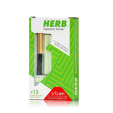 Vican Herb Cigarette Holder Χρυσό 12 Ανταλλακτικά Με Θήκη 