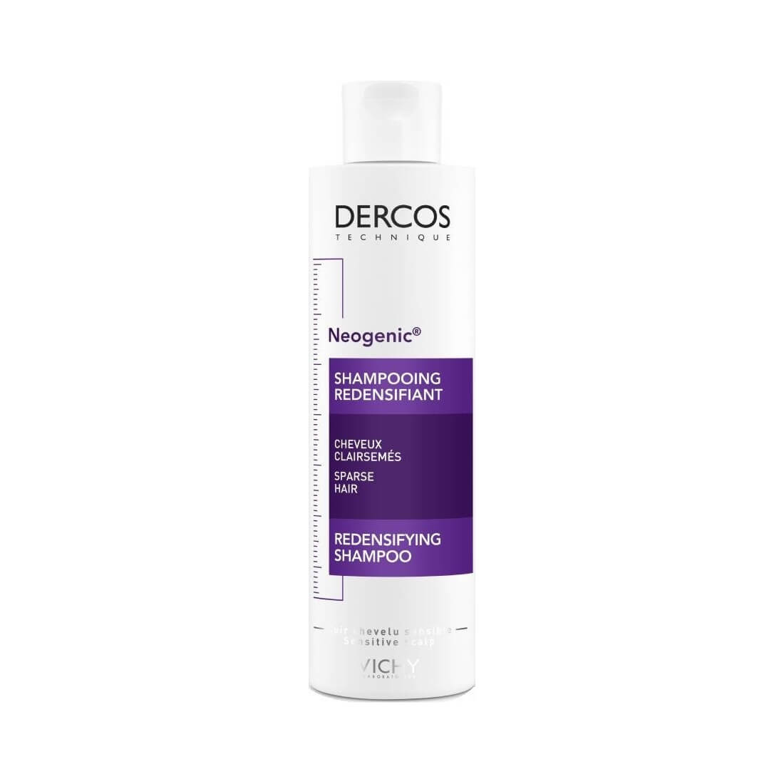 Vichy Dercos Neogenic Redensifying Shampoo 200mL Eνδυναμώνει και προσφέρει λεία και λαμπερά μαλλιά, χωρίς βάρος. 