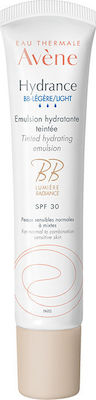 Avene Hydrance Light 24ωρο Ενυδατικό Γαλάκτωμα Προσώπου με Χρώμα και SPF30 για Κανονικές/Μικτές Επιδερμίδες κατά των Ατελειών 40ml