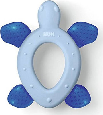 Nuk Μασητικός Κρίκος Οδοντοφυΐας "Turtle" με Gel από Σιλικόνη για 3 m+ Μπλε