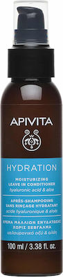 Apivita Hydration Leave In Conditioner για Ενυδάτωση για Όλους τους Τύπους Μαλλιών 100ml