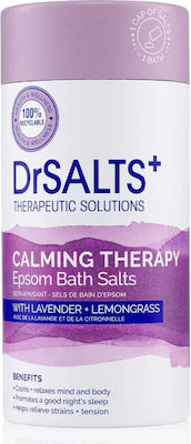 DrSalts Epsom Άλατα Μπάνιου Calming Therapy σε Κρυστάλλους με Άρωμα Lavender + Lemongrass 750gr
